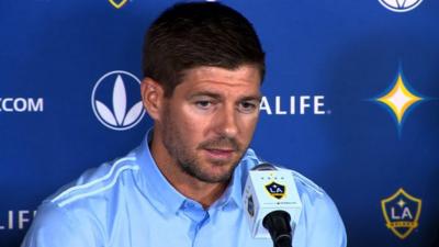 LA Galaxy's Steven Gerrard