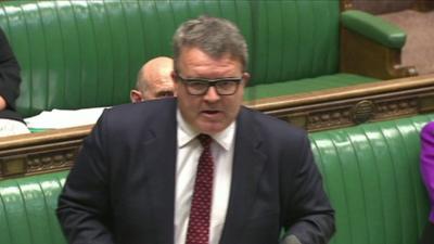 Labour deputy leader Tom Watson in the House of Commons