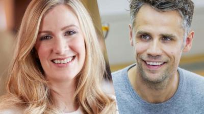 Rachael Bland and Richard Bacon