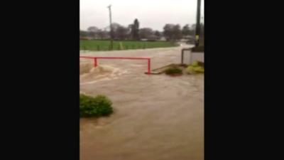 Flooding in Tarland