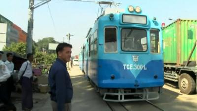 Yangon tram