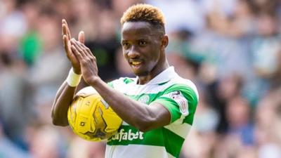 Moussa Dembele scored a hat-trick for Celtic against Rangers