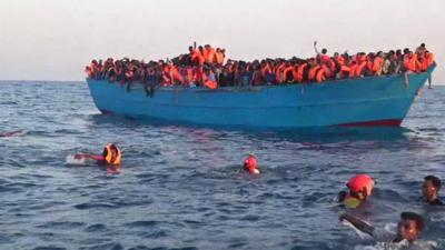 Migrant rescue off the coast of Libya