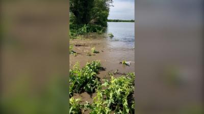 Floodwaters in Missouri.