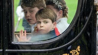 Prince Louis, Prince George and Princes Charlotte