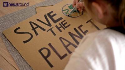 Save the planet poster