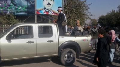 Afghan fighter in Kunduz