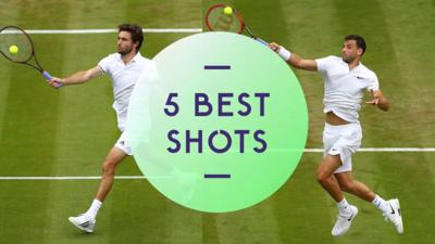 Dimitrov v Simon – five best shots