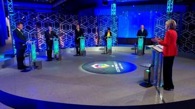 Leaders debate