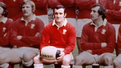 Phil Bennett in Wales team photo