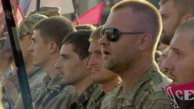 Right Sector protest