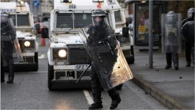 Police in Belfast