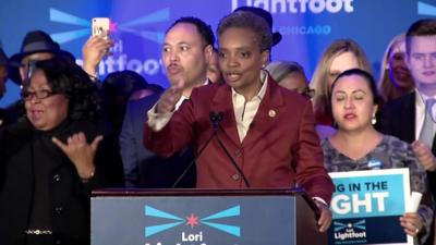 Image shows Lori Lightfoot