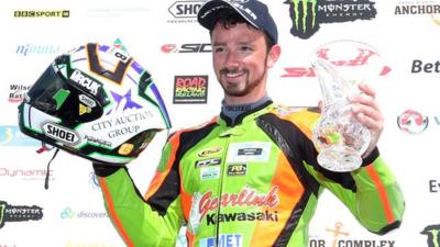 Glenn Irwin came close to a first North West 200 win in May