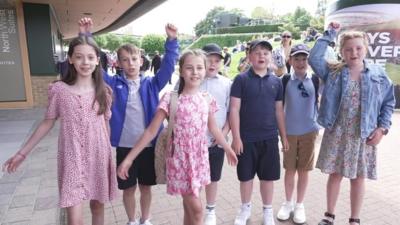 Children at Wimbledon.