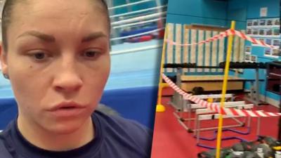 World champion boxer Lauren Price reveals the new safety measures at GB Boxing's Sheffield training gym