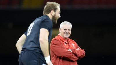 Warren Gatland with Alun Wyn Jones