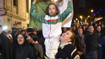 Algeria street reactions