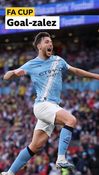 Manchester City's Nico Gonzalez