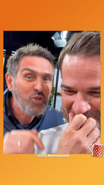 Gethin Jones and Adam Frost