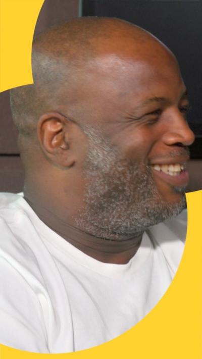 Nathan Blake smiles
