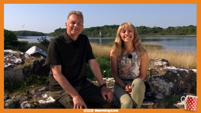 Springwatch team on location in N. Ireland