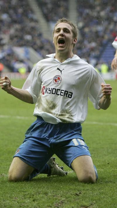 Kevin Doyle celebrating his goal which levelled the game to 1-1.