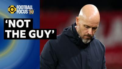 Erik ten Hag looks downbeat