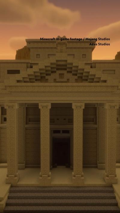 Minecraft-style image of a building.
