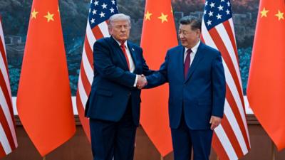 Donald trump and Xi Jinping
