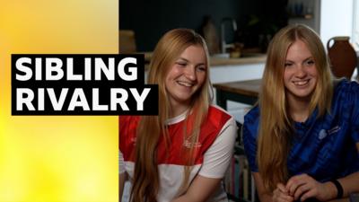 Para swimming sisters Astrid and Ursula Carroll 
