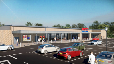 Dealbh den bhùth a tha san amharc aig Tesco san Eilean Sgitheanach