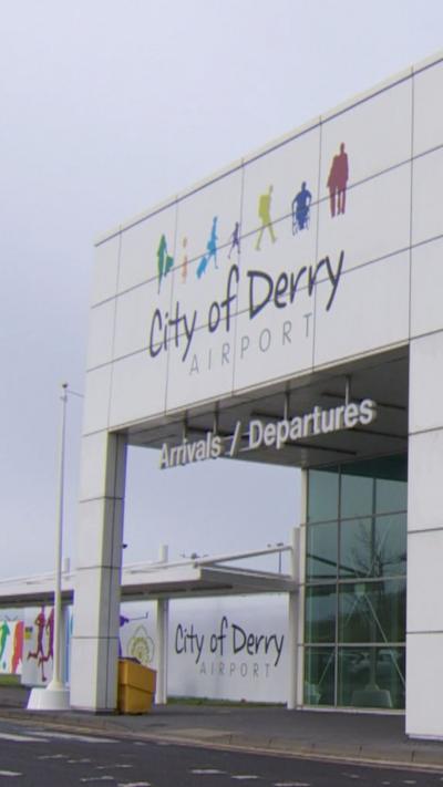 White building showing City of Airport signage