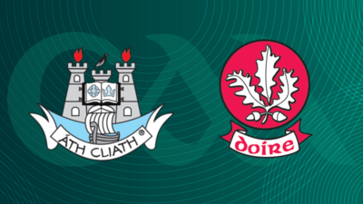 Dublin v Derry badges