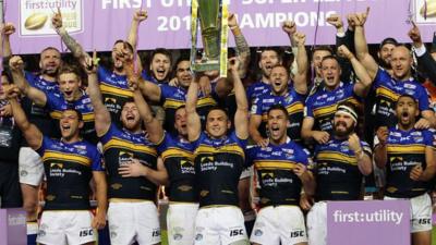 Super League Grand Final: Leeds Rhinos revel in 'unbelievable' win