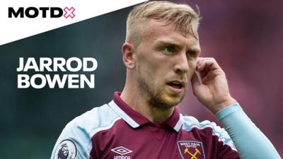 West Ham forward Jarrod Bowen