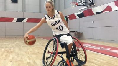 GB wheelchair basketball forward Amy Conroy