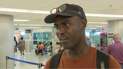 American evacuated from Haiti