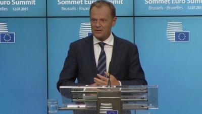 EU President Donald Tusk