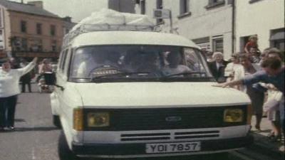 Northern Ireland fans depart for the 1982 World Cup in Spain