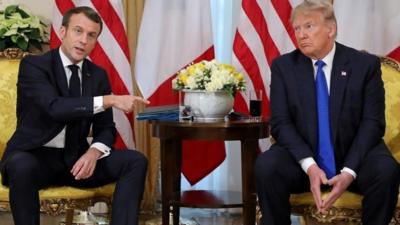 Macron and Trump