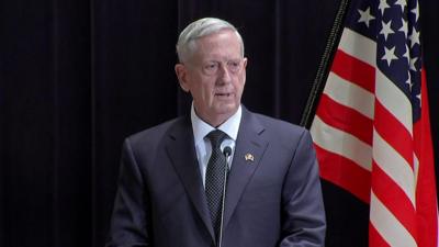 US Defence Secretary James Mattis