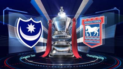 Highlights: Portsmouth 2-1 Ipswich