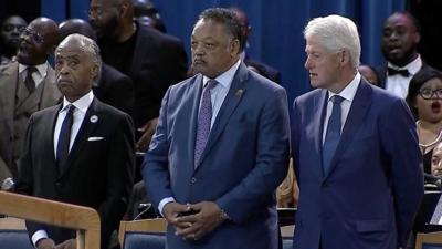 Speakers at Aretha's funeral