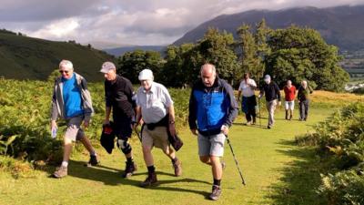 Retired walking group