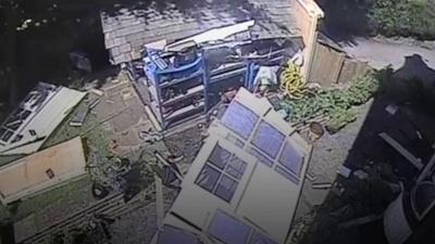 Exploding shed