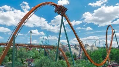 Yukon Striker rollercoaster at Canada's Wonderland