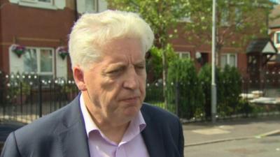 Alasdair McDonnell's comments were recorded by the North Belfast News as he opened a new office