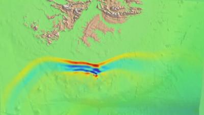 Tsunami simulation