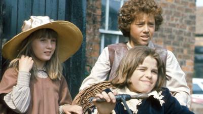 Sarah Hollis Andrews as Mary Lennox , Andrew Harrison as Dickon and David Rafique in The Secret Garden.